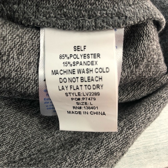 L Love Off Shoulder Super Soft Top Large NWT - Picture 4 of 8